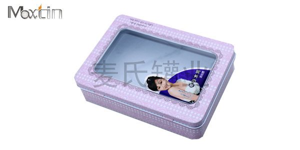 開(kāi)窗面膜鐵盒 開(kāi)窗面膜鐵盒