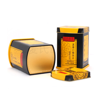 直接口服飲片鐵盒,紅景天破壁飲片鐵盒包裝設(shè)計(jì)