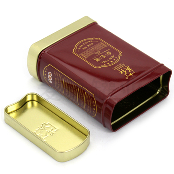 書(shū)形金毛毫茶葉鐵罐,明前春茶鐵罐包裝